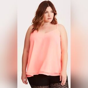 Torrid Soft Peach Sophie Swing Camisole Top
